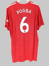 2020/21 Manchester United Pogba #6 Home Shirt (XXL)