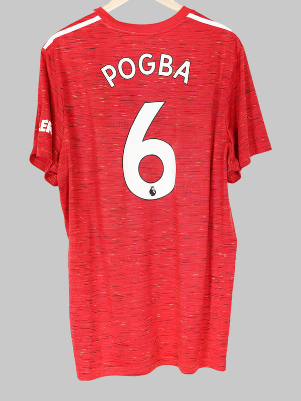 2020/21 Manchester United Pogba #6 Maillot Domicile (XXL) Adidas