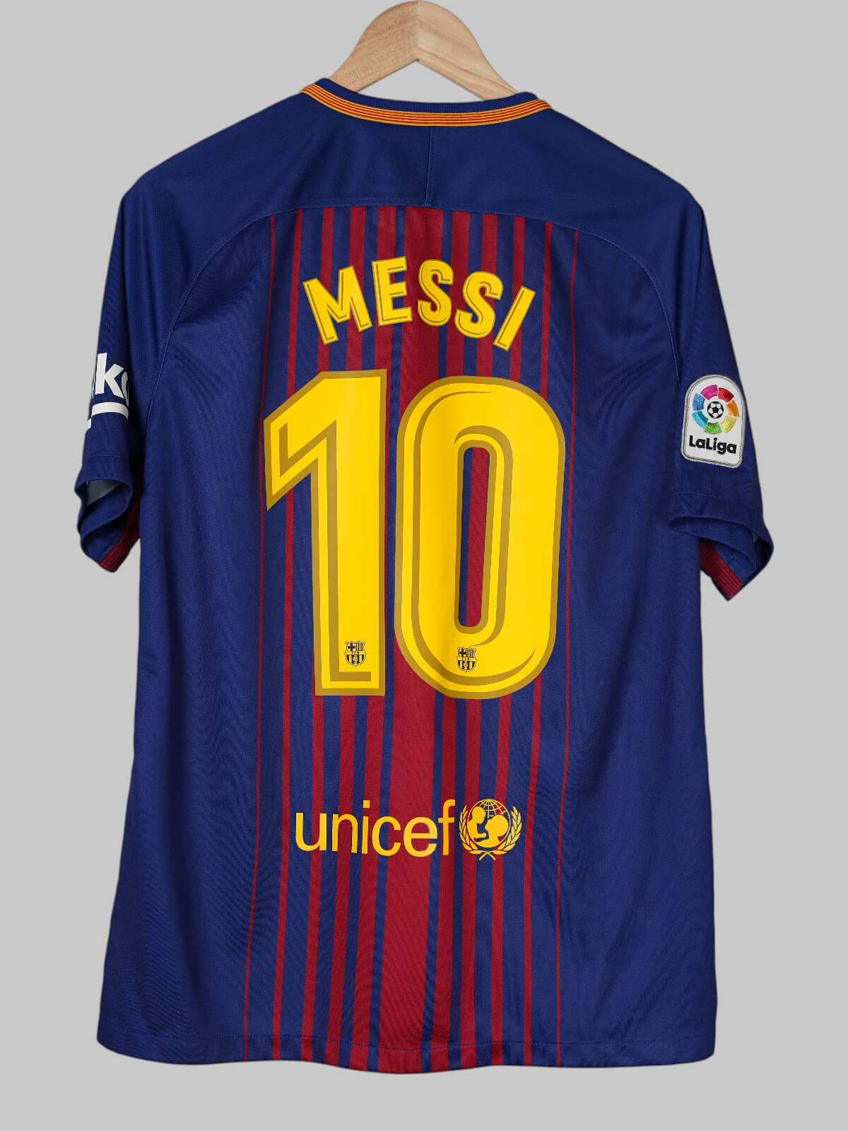 FC Barcelona Home Shirt 2017/18 Messi #10 (L)