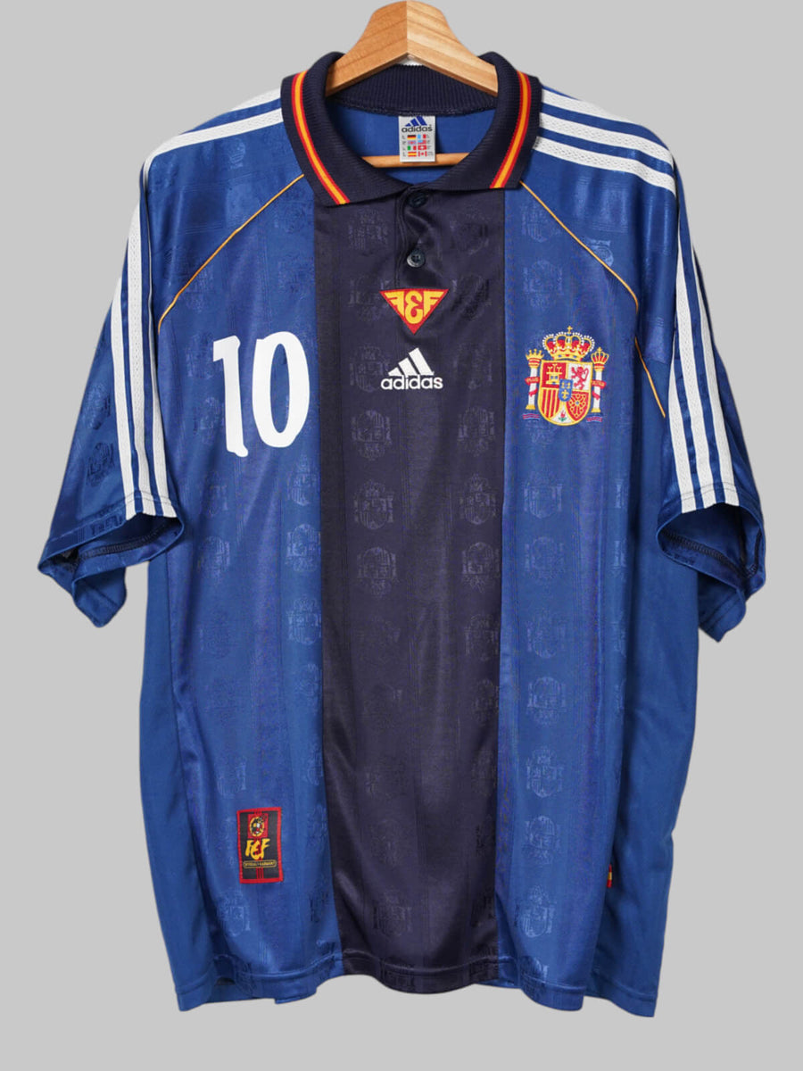 1998/99 Spain Raul #10 Away Shirt (XL)