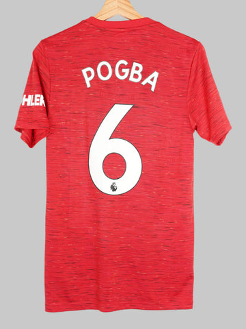 2020/21 Manchester United Pogba #6 Home Shirt (S)
