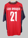 1998/99 Spanien Luis Enrique #21 Heimtrikot (XL) Adidas