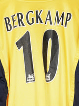 1999 Arsenal Bergkamp #10 Away Shirt (XL)