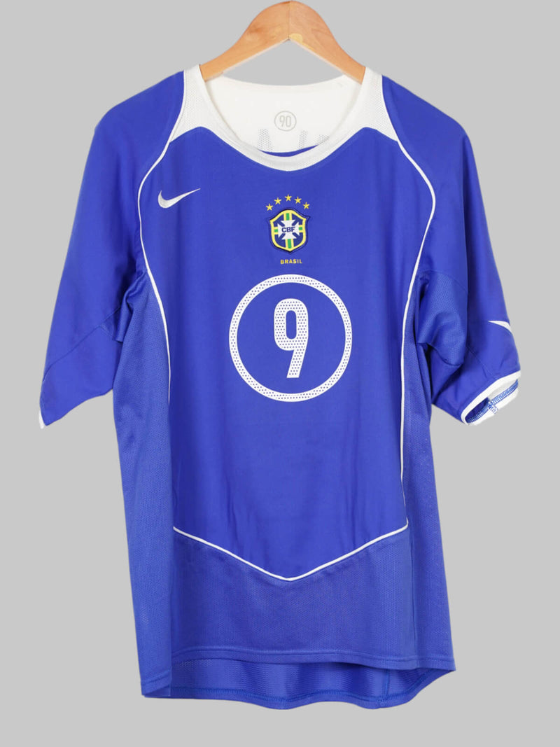 2004/05 Brazil Ronaldo #9 Away Shirt (L)