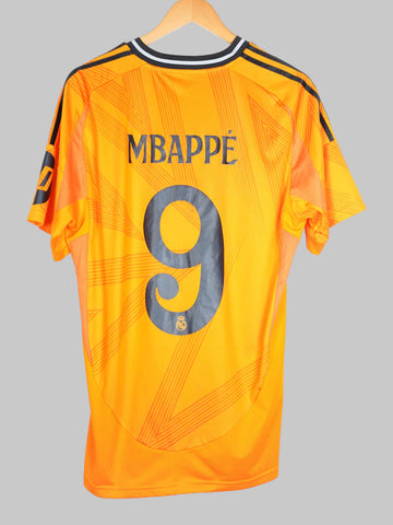 2024/25 Real Madrid Mbappe #9 Away Shirt (L)