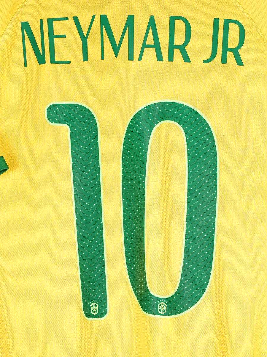 2014/15 Brazil Neymar Jr #10 Home Shirt (M)