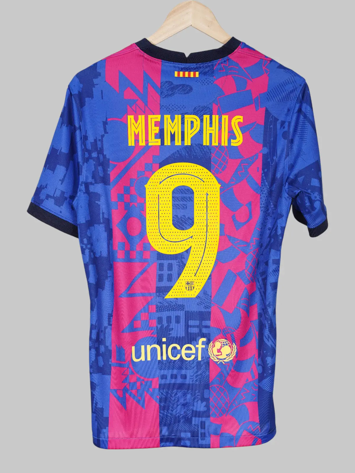FC Barcelona Third Shirt 2021/22 Memphis #9 (M)