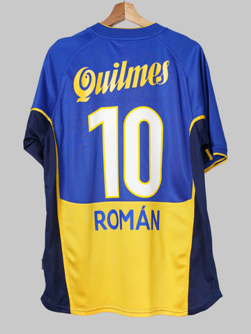 2001/2 Boca Juniors Roman #10 Home Shirt (L)
