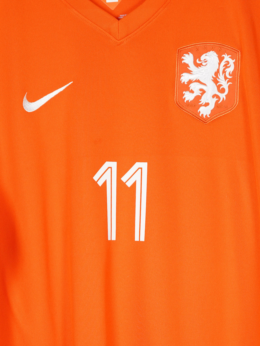 2014/15 Netherlands Robben #11 Home Shirt (XXL)