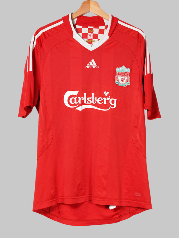 2008/9 Liverpool Home Shirt (L) Adidas