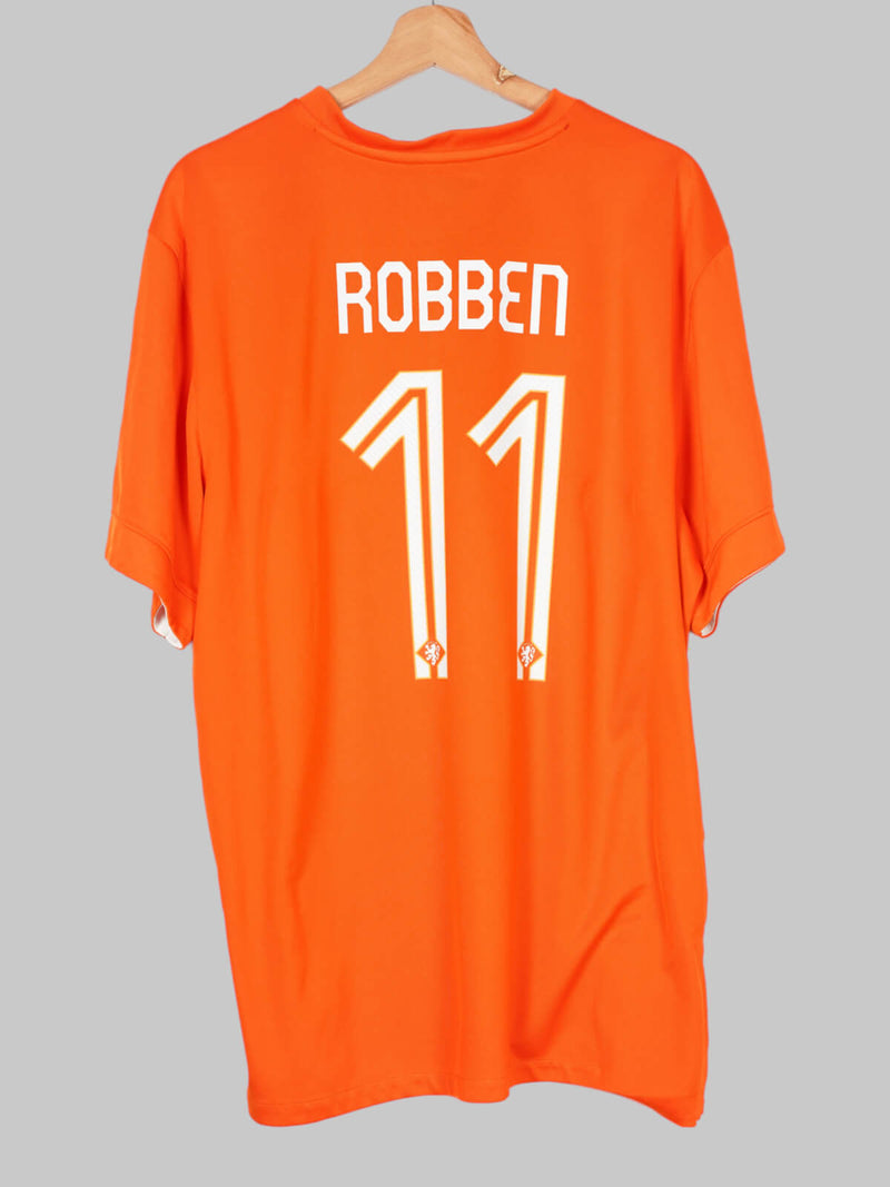 2014/15 Netherlands Robben #11 Home Shirt (XXL)
