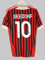 2011/12 AC Milan Seedorf #10 Home Shirt (M)