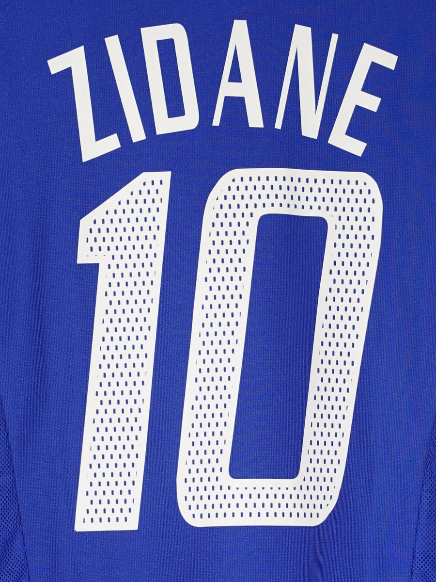 2002-04 France Zidane #10 Home Shirt (L)