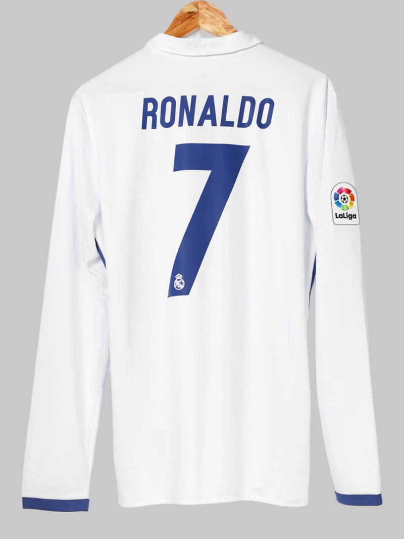 2016/17 Real Madrid Ronaldo #7 Home Shirt L/S (M)