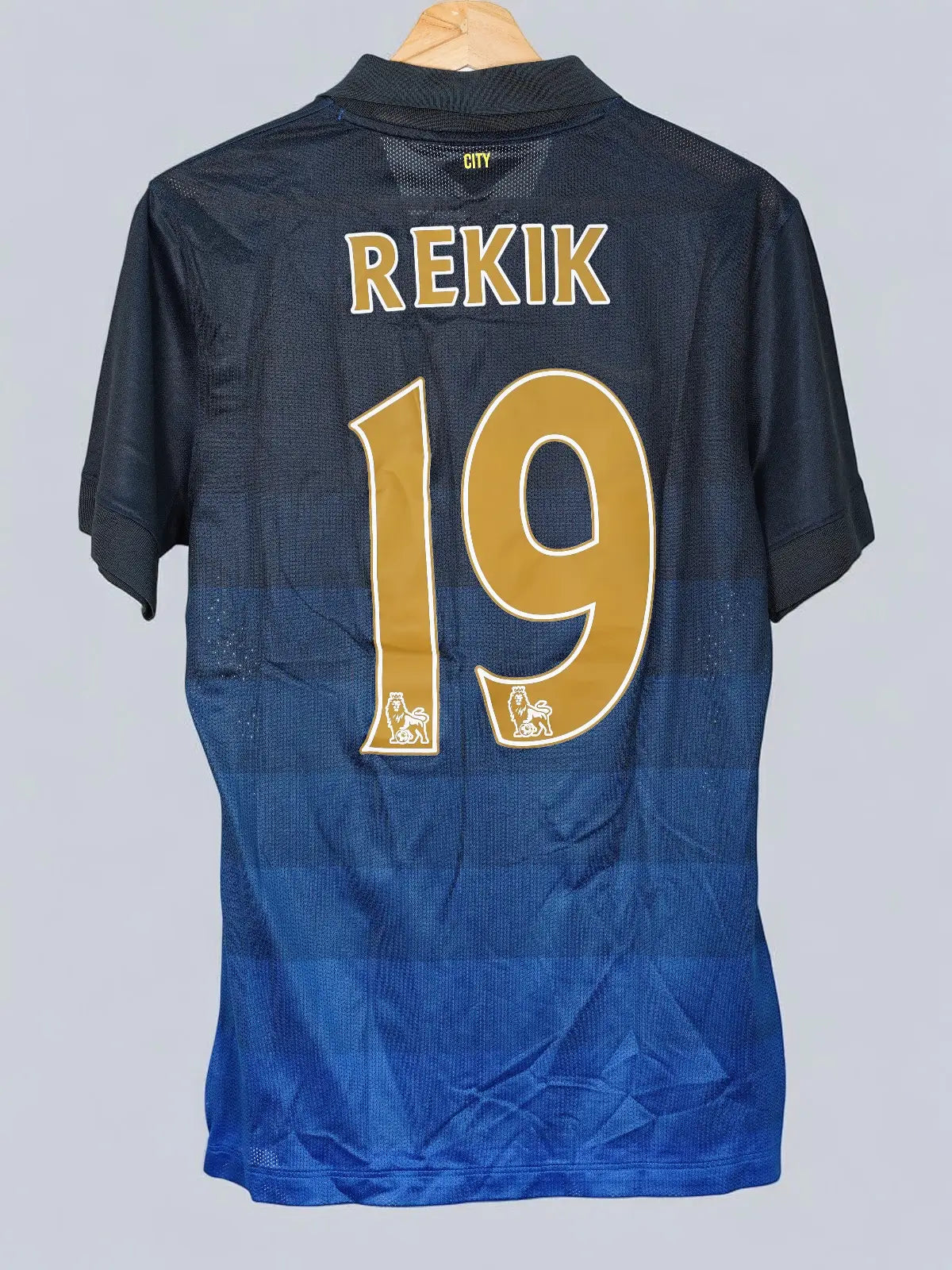 Manchester City Away Shirt 2013/14 Rekik Player Issue #19 (M)