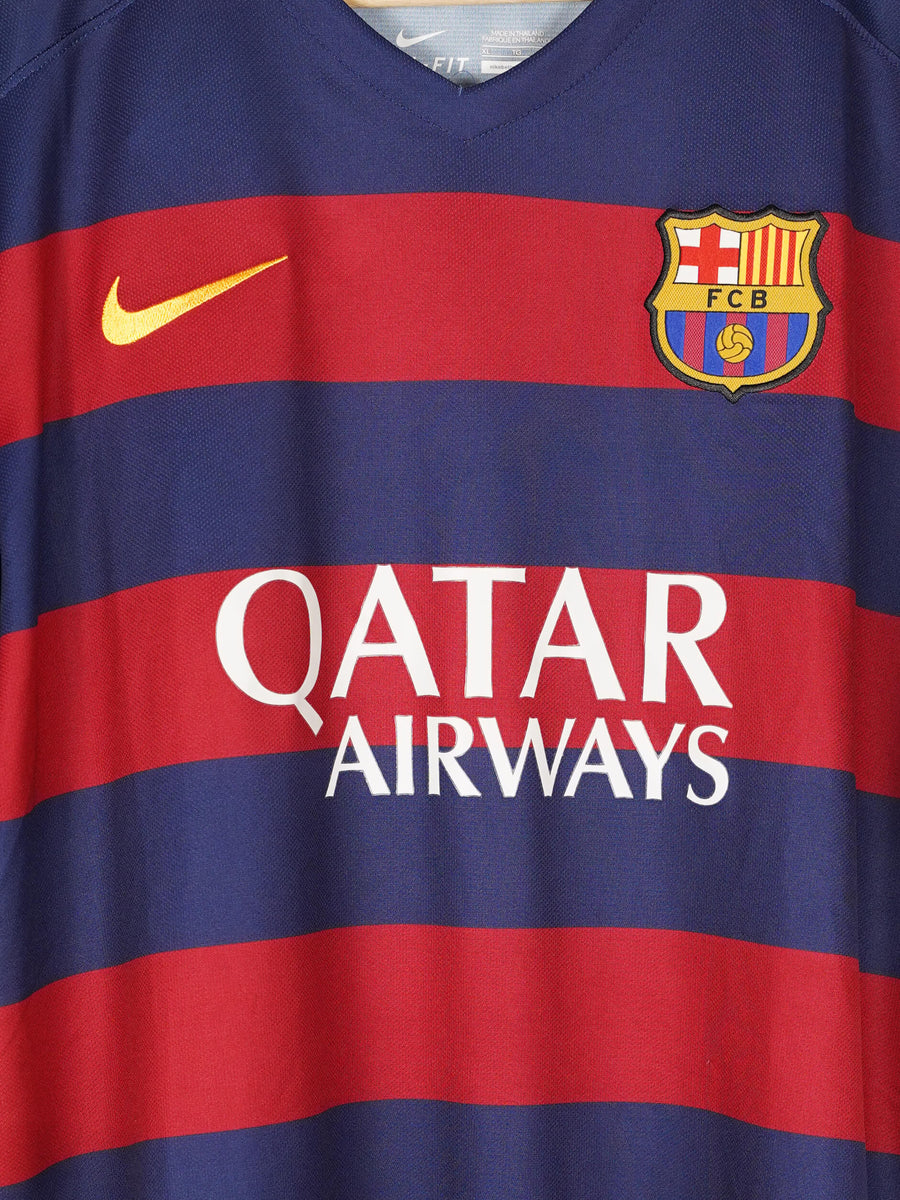 2015/16 Barcelona Home Shirt Mascherano #14 (XL)