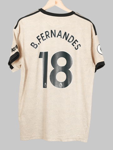 2019/20 Manchester United B.Fernandes #18 Away Shirt (XL)