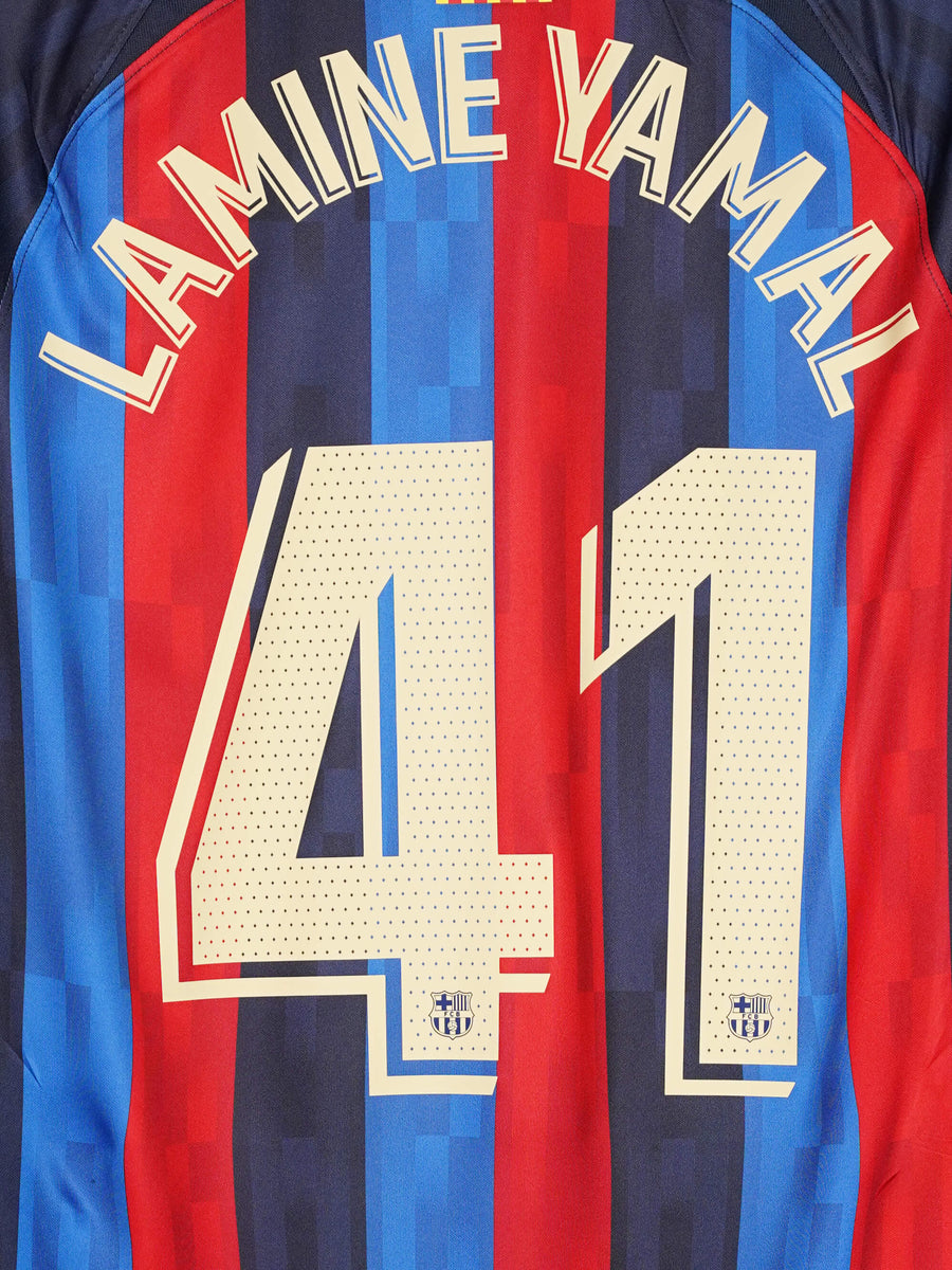 2022/23 Barcelona Lamine Yamal #41 Home Shirt (L)
