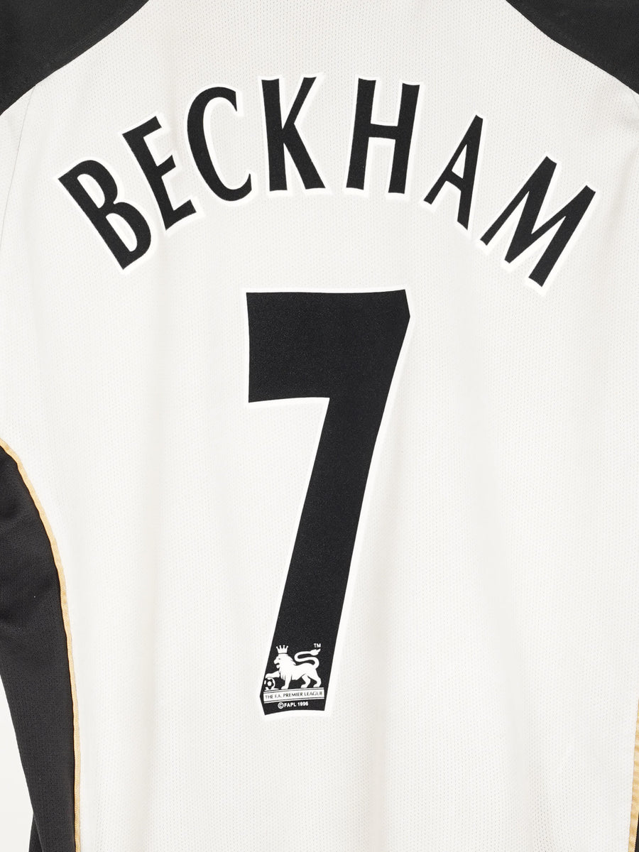 2001/2 Manchester United Centenary Beckham #7 Away Shirt (L)