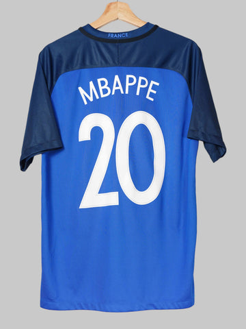 2016/17 France Mbappe #20 Home Shirt (L)