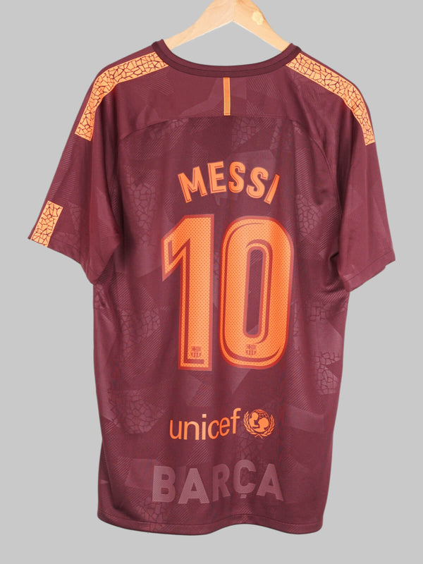 2017/18 FC Barcelona Messi #10 Ausweichtrikot (L) Nike