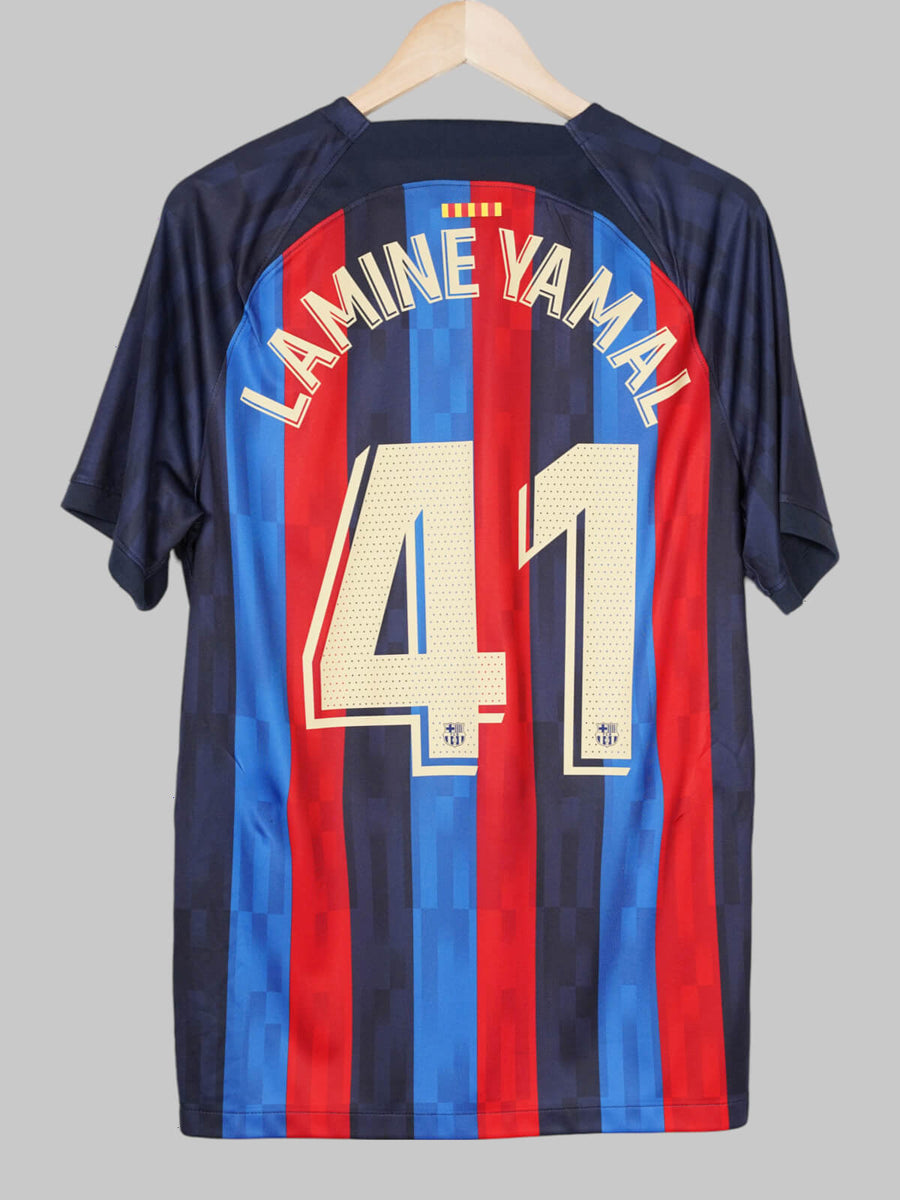 2022/23 Barcelona Lamine Yamal #41 Home Shirt (L)
