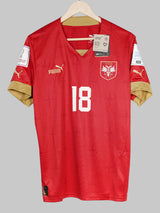 2022/23 Serbia Home Shirt Vlahovic #18 (M)