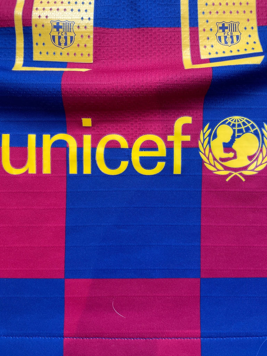 2019/20 Barcelona Griezmann #17 Home Shirt Player Issue (M)