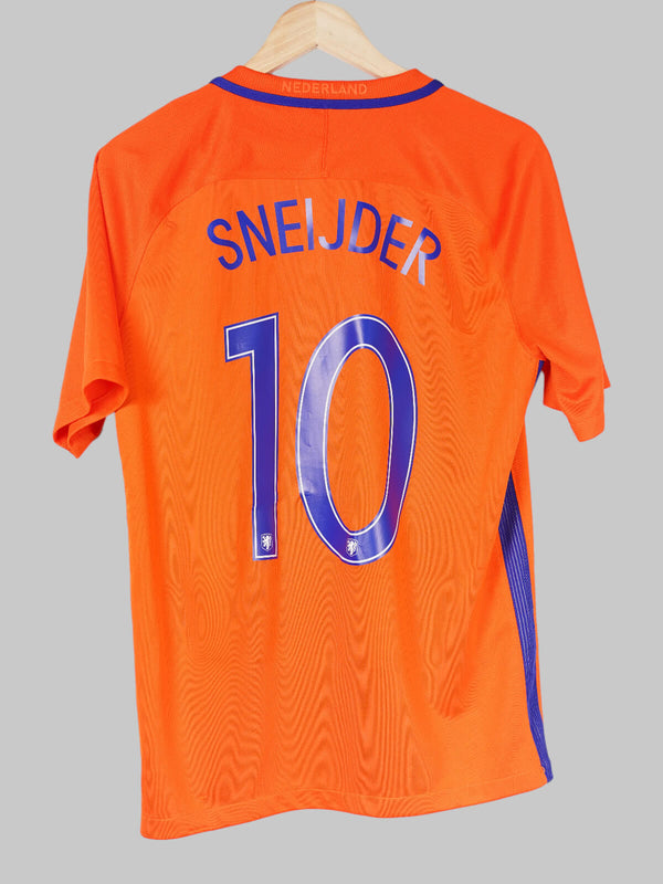 Netherlands Home Shirt 2016/17 Sneijder #10 (M)