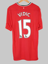 2011/12 Manchester United Vidic #15 Home Shirt (L)