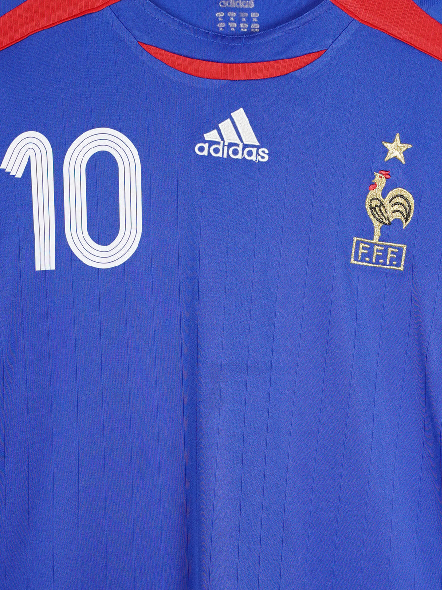 2006/07 France Zidane #10 Home Shirt (XL)