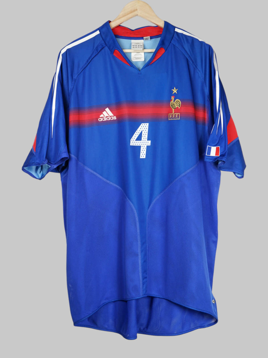 2004/05 France Vieira #4 Home Shirt (XXL)