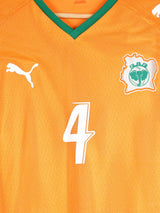 2006/07 Ivory Coast Toure #4 Home Shirt (M)