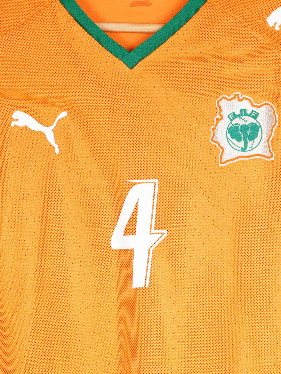 2006/07 Ivory Coast Toure #4 Home Shirt (M)