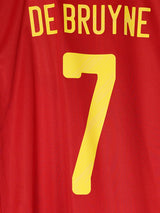 2020/21 Belgium De Bruyne #7 Home Shirt (M)