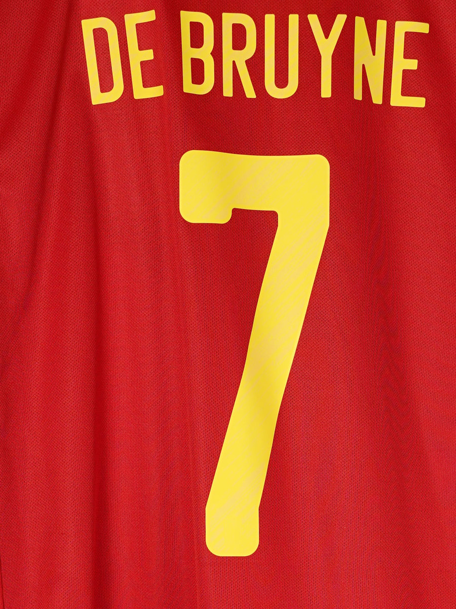 2020/21 Belgium De Bruyne #7 Home Shirt (M)
