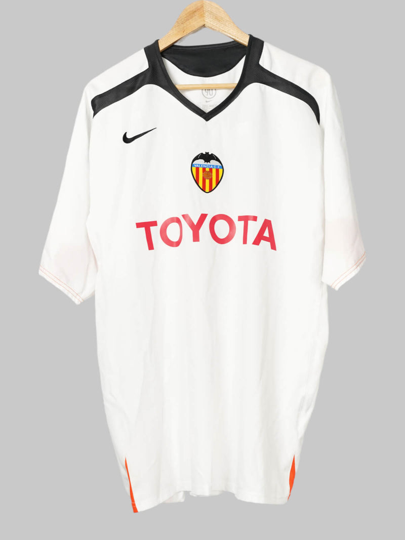 2005/6 Valencia David Villa #7 Home Shirt (XL)