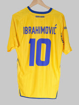 2007/8 Sweden Ibrahimovic #10 Home Shirt (L)