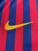 2018/19 Barcelona Messi #10 Home Shirt L/S (M)