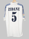2001/02 Real Madrid Zidane #5 Home Shirt (L) Adidas