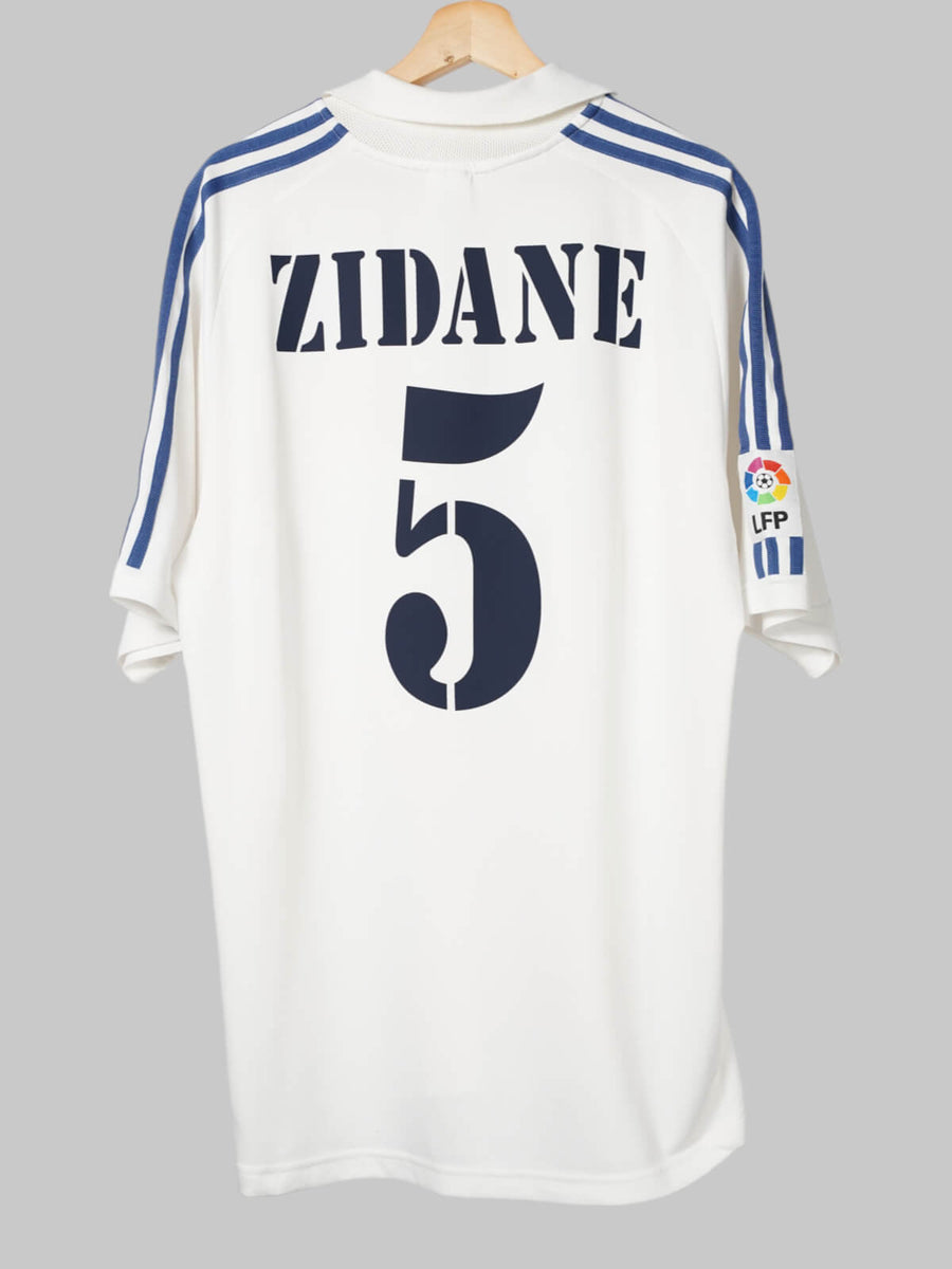 2001/02 Real Madrid Zidane #5 Home Shirt (L)
