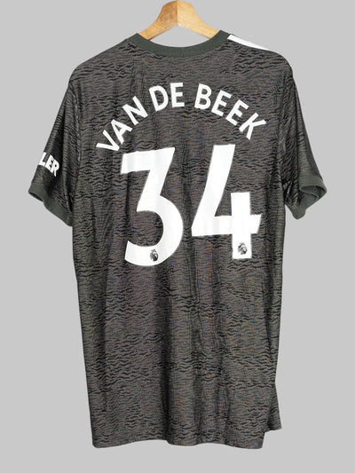 2020/21 Manchester United Van De Beek #34 Away Shirt (L)