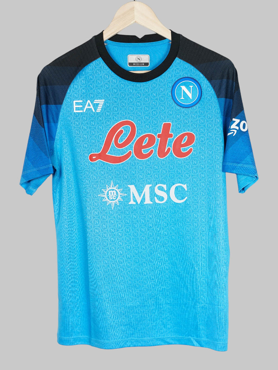 2022/23 Napoli Kvaratskhelia #77 Home Shirt (M)
