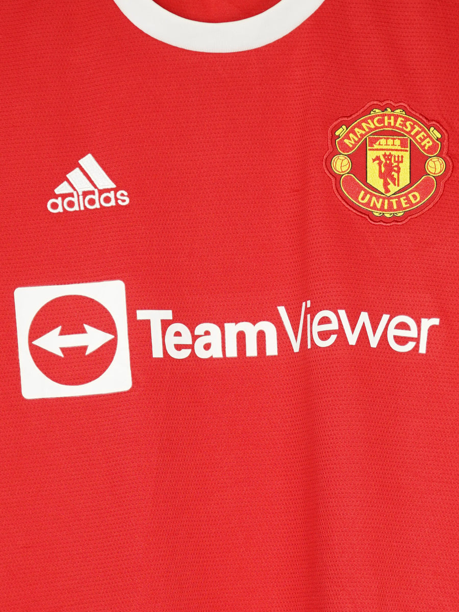 2021/22 Manchester United Home Shirt Cavani #21 (L)