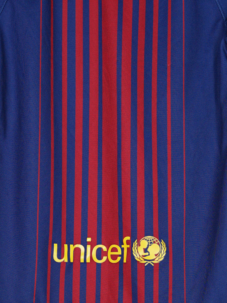 2017/18 Barcelona Home Shirt (M Kids)