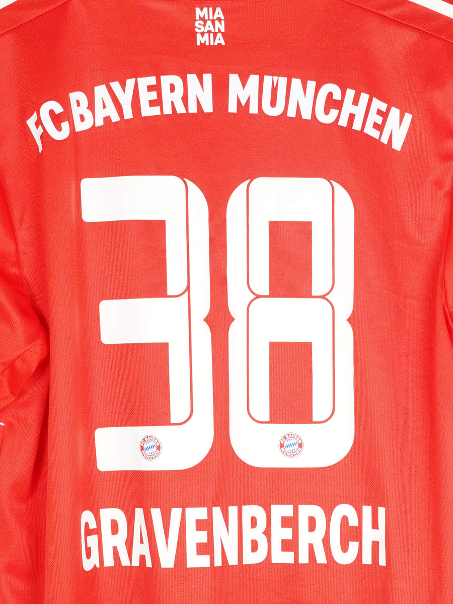 2022/23 Bayern Munich Gravenberch #38 Home Shirt (L)