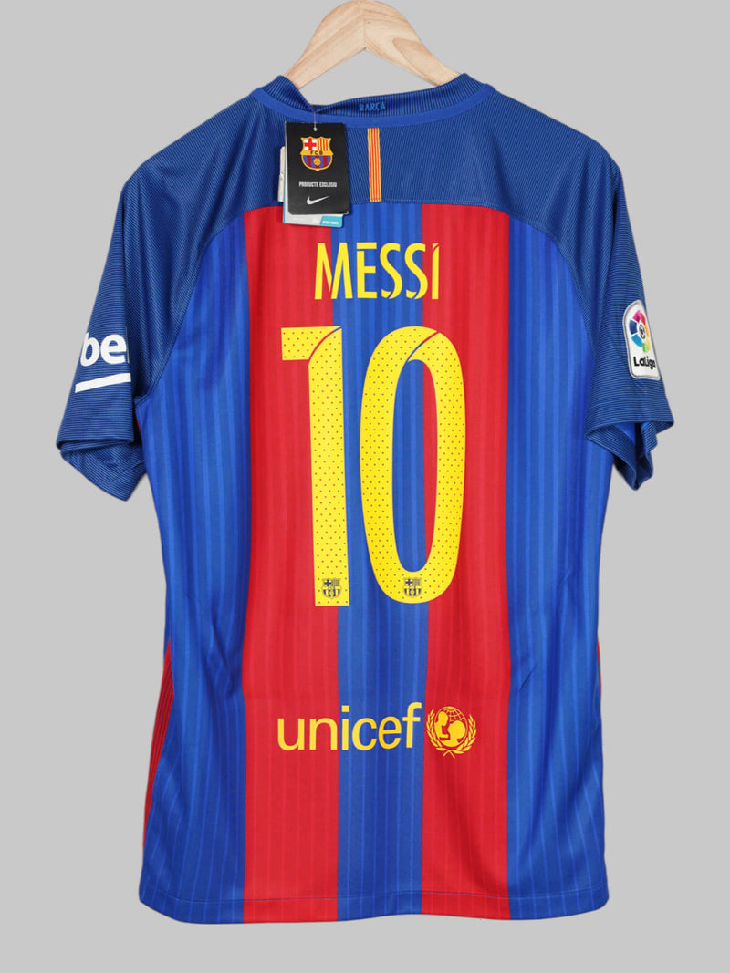 2016/17 Barcelona Messi #10 Home Shirt BNWT (M)