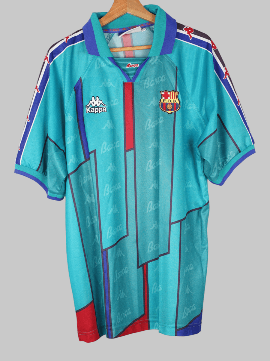 1995-97 Barcelona Ronaldo #9 Away Shirt (XL)