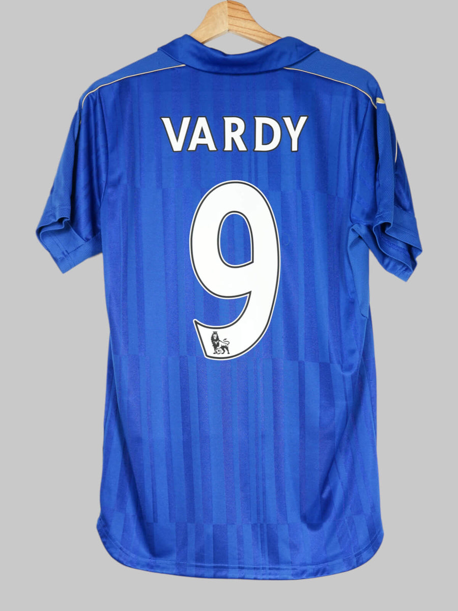 2016/17 Leicester City Vardy #9 Home Shirt (M)