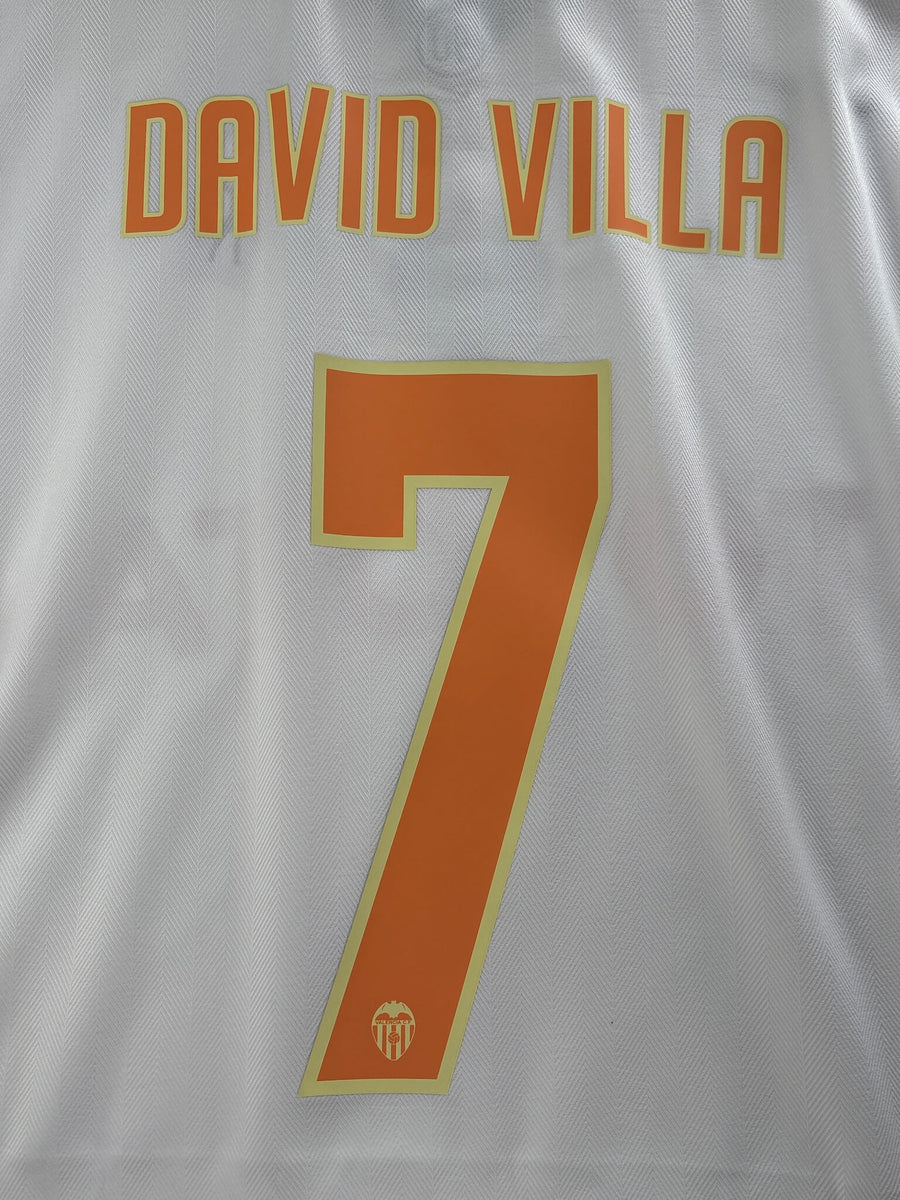 2005/6 Valencia David Villa #7 Home Shirt (XL)